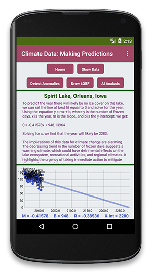 App Inventor can help you create apps to do surveys, collect sensor data, and analyze spreadsheet data.